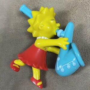 Vtg Lisa Simpson Saxophone Subway Toy 1997 The Simpsons Kids Meal Matt Groening